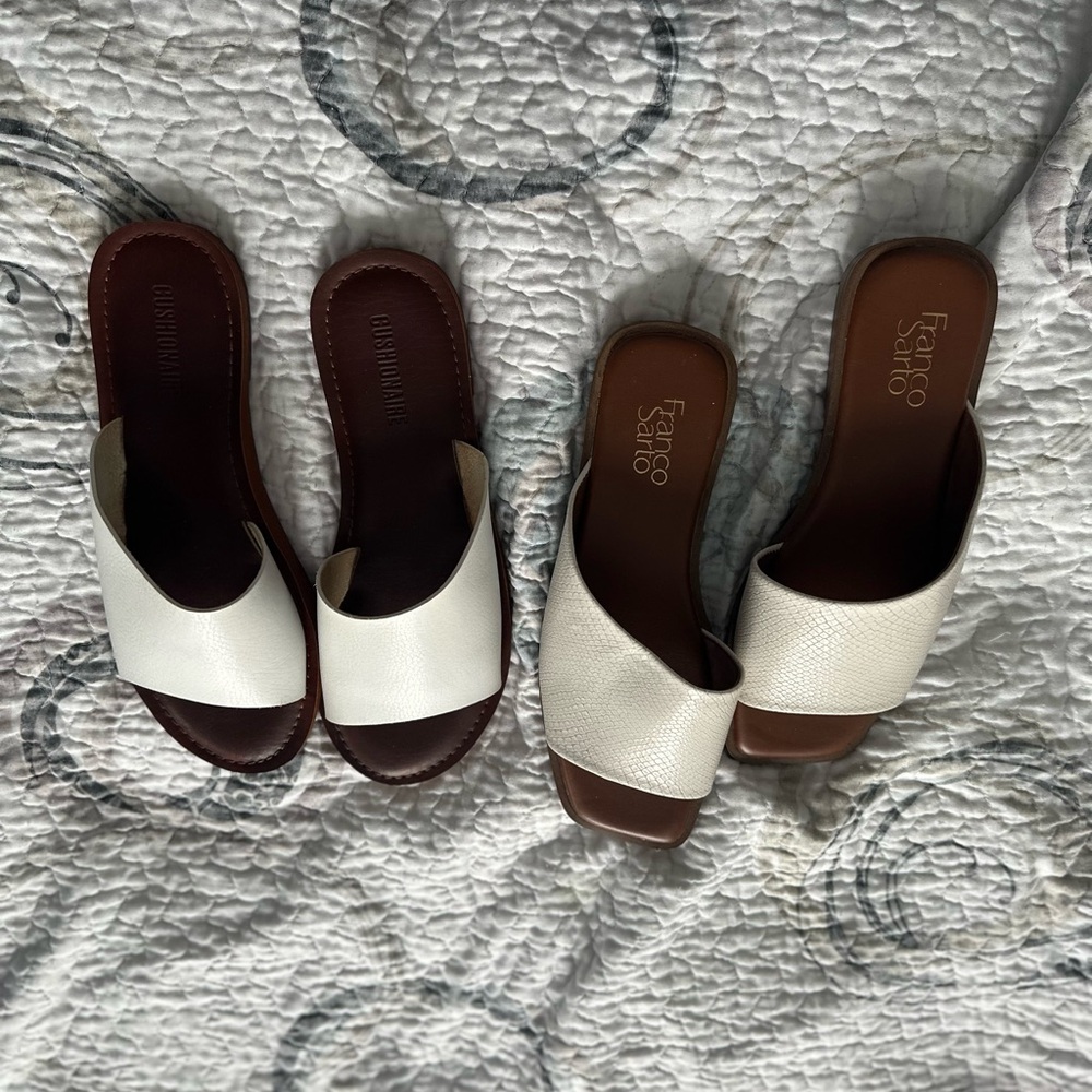 Two pair of slides